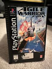 Agile Warrior F-111X Playstation 1 (PS1) Long Box CIB Tested