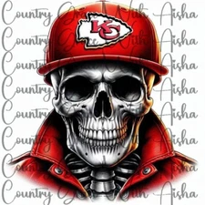 Sublimation Print Transfer Chiefs Skull Ready to Press Paper Ink Heat Transfer