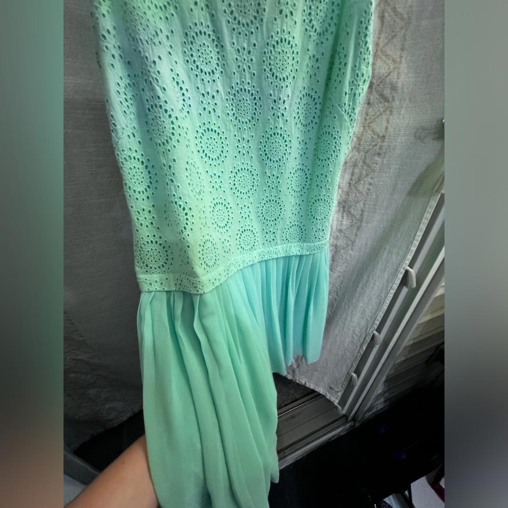 ann taylor mint green dress Ann Taylor Olive Green Shift Dress – Six Sisters Boutique-NULU main image 0