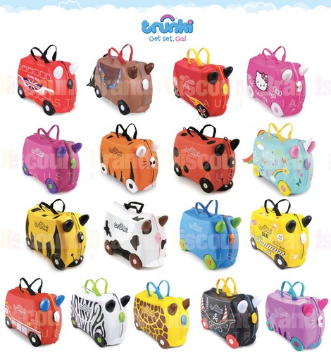 Trunki Ride On Kids Suitcase Luggage Toy Box - Harley Ladybug 5055192200092
