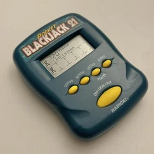 RADICA 1997 POCKET BLACKJACK 21 Handheld Electronic Game Batteries Included VTG