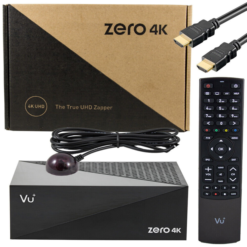 VU Zero 4K SAT Linux Receiver UHD DVB-S2X CI CA H.265 USB E2 2GB RAM VU Plus