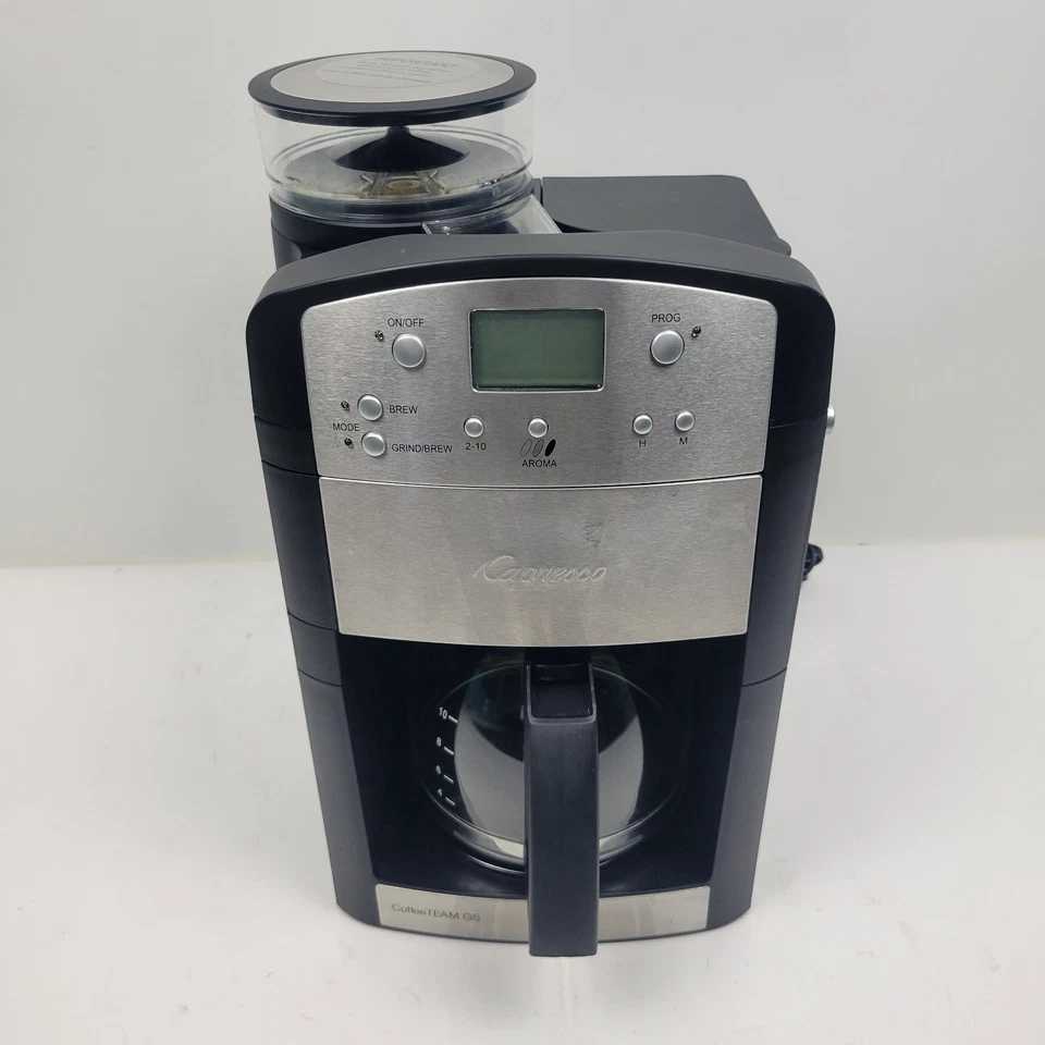 Capresso CoffeeTeam GS 10 Cup Digital Coffee Maker & Grinder NICE - Image 2 of 4