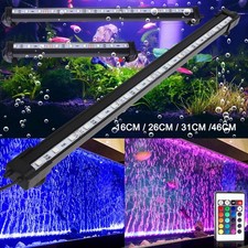 Flexible Air Curtain Bubble Wall Tube Pumps Fish Tank Aquarium Oxygen Diffuser