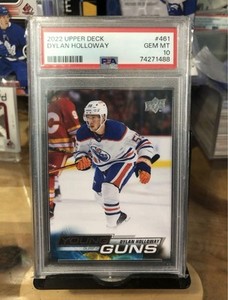 Dylan Holloway Young Guns PSA 10 Gem Mint #461 Blues 2022-23 Upper Deck