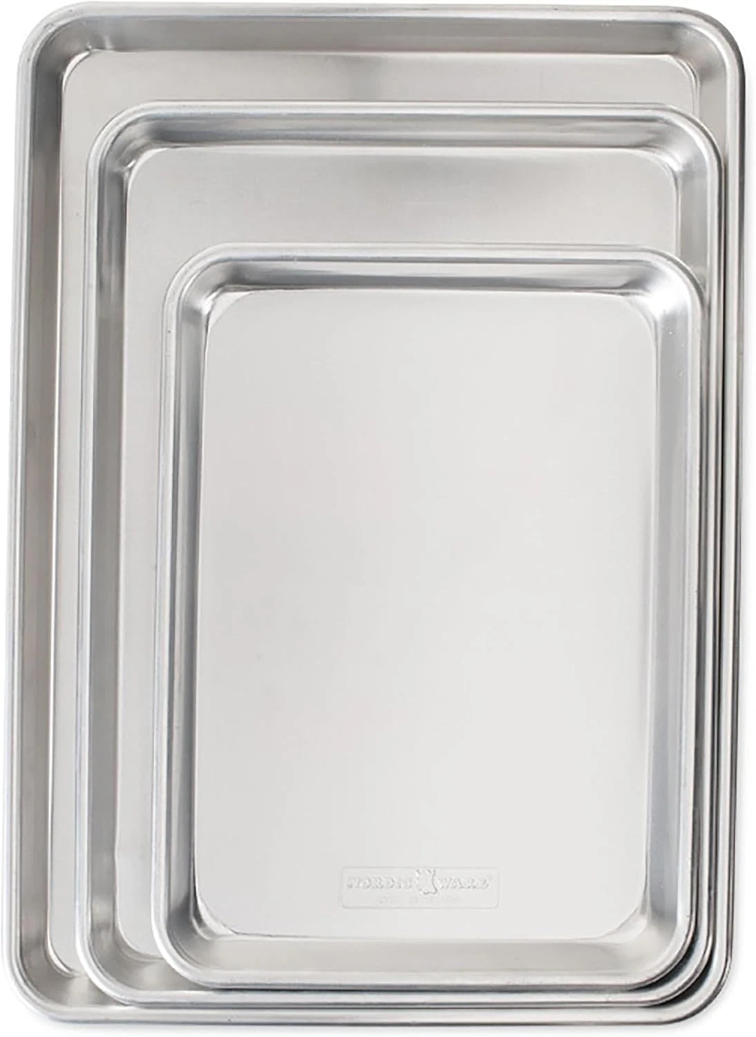Naturals 3 Piece Set - USA Made Aluminum Commercial Quality Sheet Pan for Baking