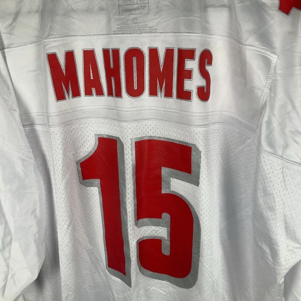 Camiseta deportiva Patrick Mahomes Kanas City Chiefs Fanatics NFL Super Bowl parche 2XL NUEVA SIN ETIQUETAS Foto 3 de 4