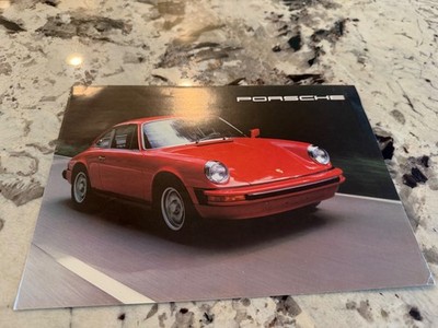 Porsche fold out 1977 -911s and Turbo Carrera