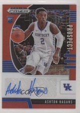 2020 Panini Prizm Draft Picks Prospect Red 195/199 Ashton Hagans #PA-AH Auto 2r7