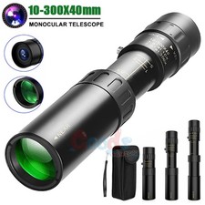 Day/Night Military Telescope 10-300X40mm HD Zoom Times Monocular Telescope