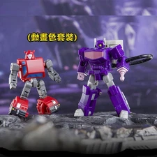 Dr.Wu DW E37 E38 Cliffjumper Shockwave Mini Transform Toys Action Figure Gift