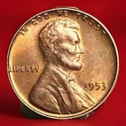 1953-P AU+ RB US Lincoln Wheat Cent Penny FAST SHIPPING