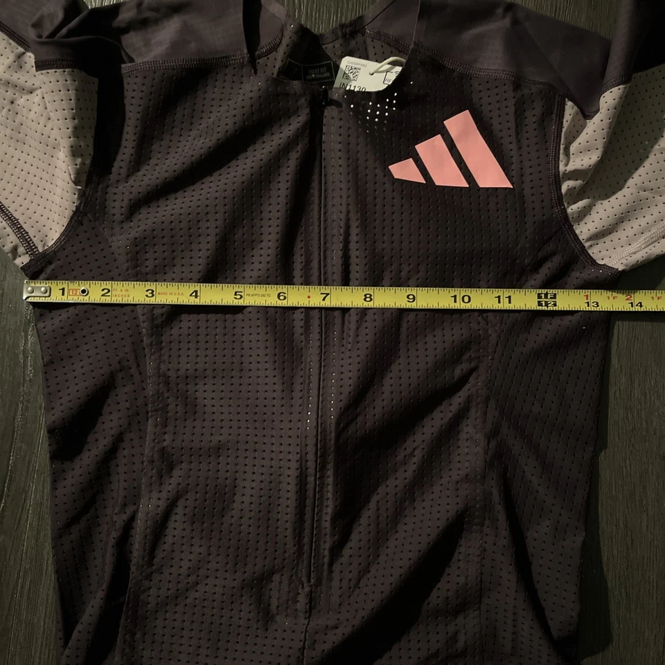 Adidas Mens Small Pro Elite Team Promo LS Speedsuit Purple NEW MSRP $350 - Image 4 of 4