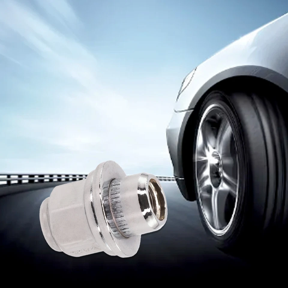 Tuerca de rueda plateada para Nissan Máxima para Infiniti G37 de larga duración y confiable Foto 3 de 4