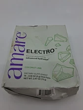 Amare Electro - Coconut Lime - 14 Sticks EXP 2/2027 Damaged box discount