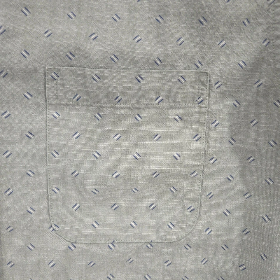 Camisa Vineyard Vines Para Hombres L Pastel Geométrica AOP Cambray Calce Clásico Elastizada Foto 4 de 4