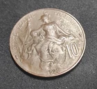 Rare France 10 Centimes Dupuis coin 1921 VF