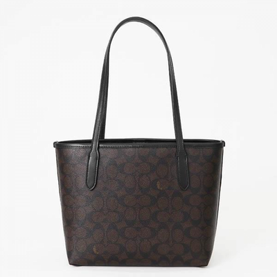Coach Small City Tote Bag In Signature Canvas | eBay