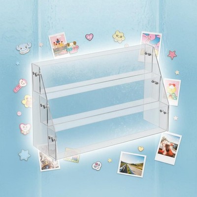 Transparentes Acrylregal Mehrstöckig Sammelkarten-Displayständer Klar