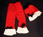 Vintage Tammy Doll Ideal Switchables Red White Polka Dot Pants & Top Barbie Rare