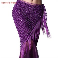 Belly Dance Costumes Sequins Belly Dance Hip Scarf for Women Belly Dancing Belts