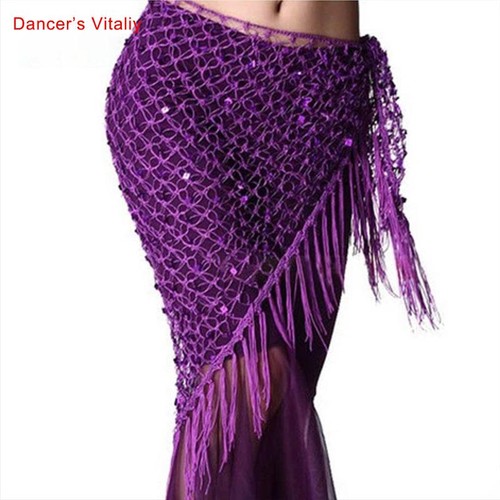 Belly Dance Costumes Sequins Belly Dance Hip Scarf for Women Belly Dancing Belts