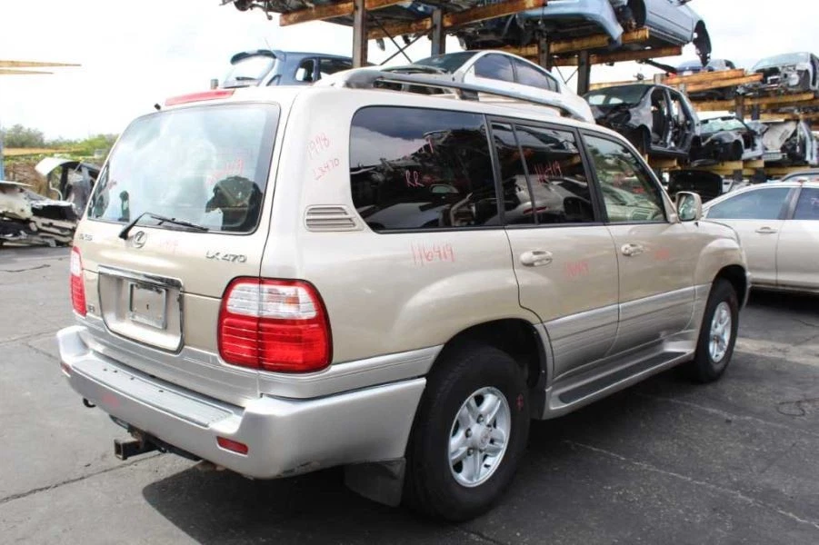 Conjunto de condensador de ventilador de motor de ventilador de radiador compatible con 98-02 LEXUS LX470 523442 Foto 4 de 4