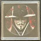 2025 1 Oz 999 American Silver Eagle V for Vendetta Guy Fawkes Disobey Color Coin