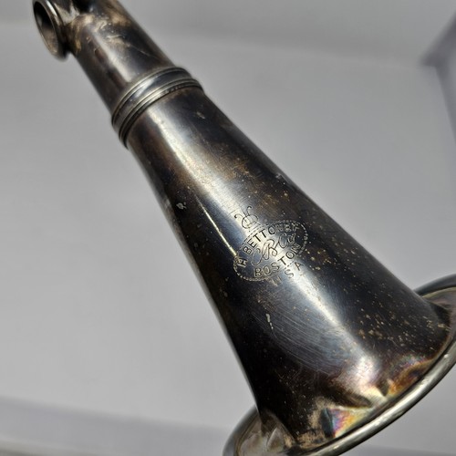 Vintage H. Bettoney Boston Silva-Bet Silver Metal Clarinet B Flat - SOLD AS IS - Picture 5 of 17