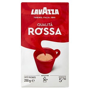 Lavazza Coffee | Lavazza Red Quality Ground Coffee | 8,8 Oz/250g 