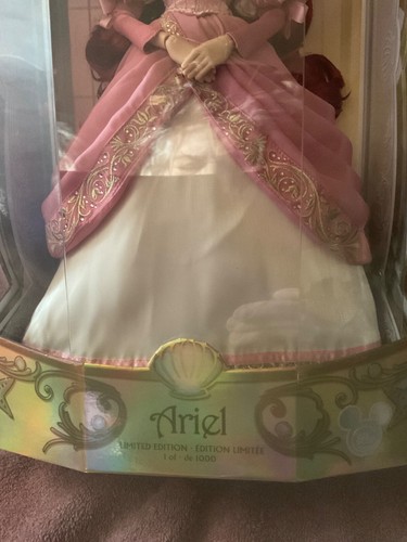 DISNEY D23 EXPO KLEINE MEERJUNGFRAU ARIELLE 30TH ANNAVERSARY LTD 1000 TEILE PUPPE NICHT MEHR ERHÄLTLICH - Bild 2 von 9