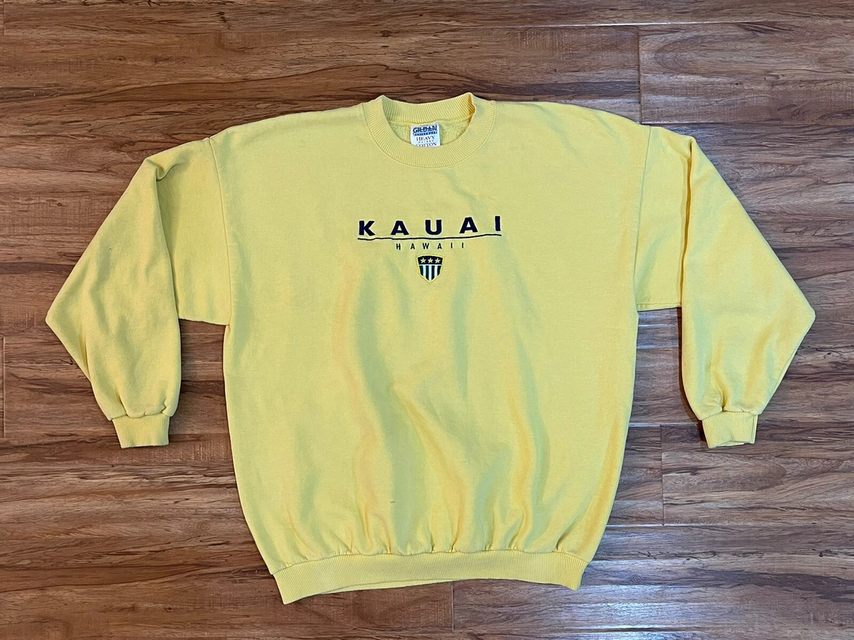 Yellow embroidered sweatshirt clearance
