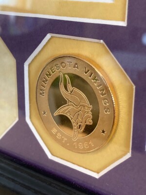 Adrian Peterson Rookie Rare 🔥 Vikings NFL Rushing Record Framed