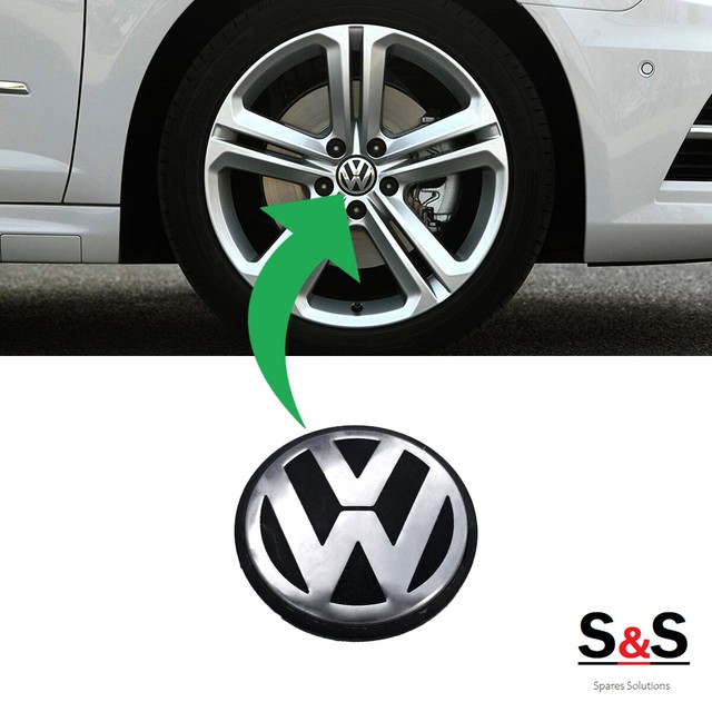 vw alloy wheel centre caps