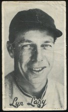 1936 Goudey Wide Pen Premium (R314 Type 1) Lyn Lary St. Louis Browns