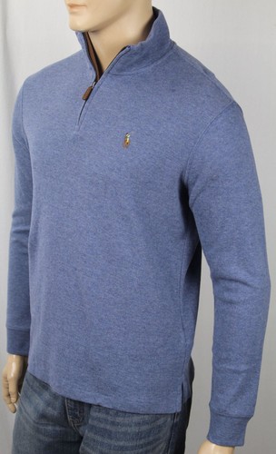 Polo Ralph Lauren Blue Estate Rib Half 