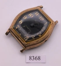 PROJECT TO FIX LORD ELGIN ROSE GOLD PLATE ARABIC MIDSIZE MANUAL WIND WATCH 8368