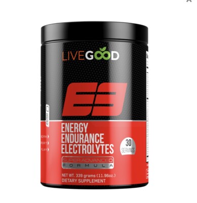 LiveGood E3 Energy Endurance Electrolytes Peak Performance Cellular Supplement