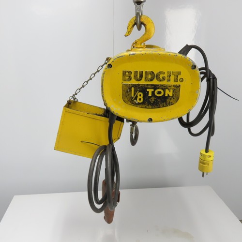 Budgit 318090-1 1/8 Ton 250Lb Electric Chain Hoist 115V 1Ph 32FPM 10' Lift - Picture 6 of 14