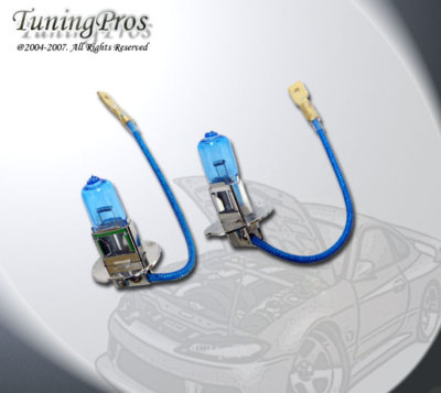 2pcs 12V 55w H3 White 5000K Xenon Gas HID Foglight Light Bulbs 1 Pair
