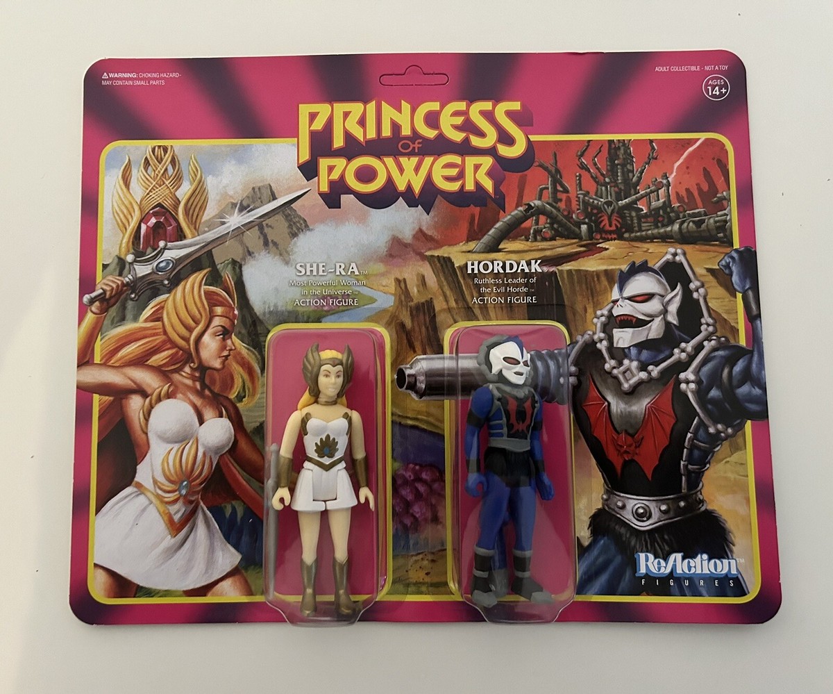 SDCC 2018 Super Exclusive She-Ra Hordak ReAction 2-Pack Action Figure  MOTU