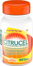Citrucel Caplets Fiber Therapy for Occasional Constipation Relief, 100 count