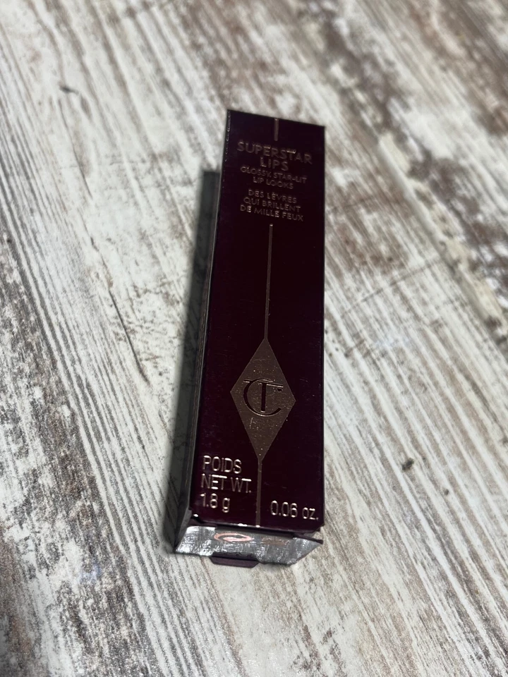 Charlotte Tilbury Superstar Lips Glossy Lip Stick, Walk of Shame .06oz NEW! - Image 2 of 3