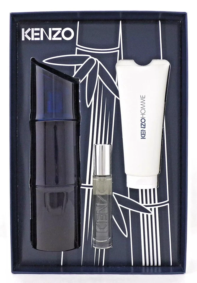 KENZO HOMME INTENSO SET DE REGALO 3 PIEZAS: EDT 110ML - SPRAY 10ML - GEL DE DUCHA 75ML Foto 2 de 4