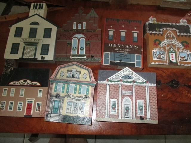 Cats Meow Village Pieces Buildings lot d | eBay