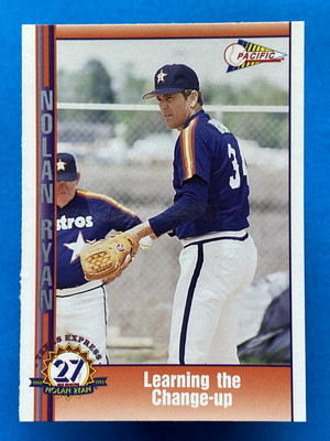 Nolan Ryan 1993 Pacific Nolan Learning the Change-up #33 Houston Astros