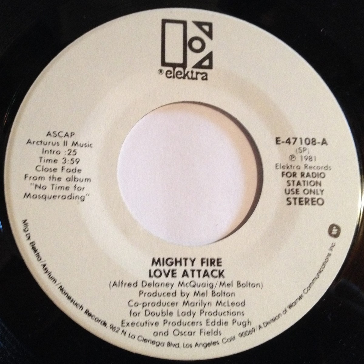 Mighty Fire 45 Love Attack mono/stereo PROMO | eBay