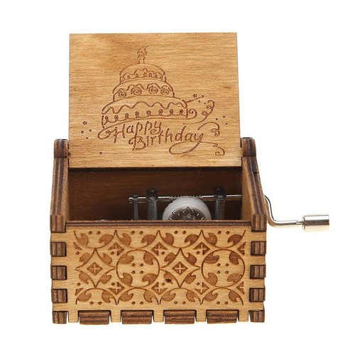 Wooden Music Box Decoration Vintage Musical Box For Bedroom eBay