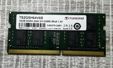 Transcend 16 GB Ram DDR4 2666Mhz SO-DIMM 2Rx8 1Gx8 1.2V Laptop Ram