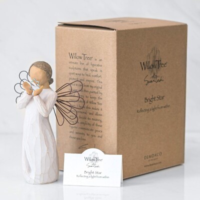 Demdaco Willow Tree BRIGHT STAR Susan Lori Figurine Reflecting Light from Within
